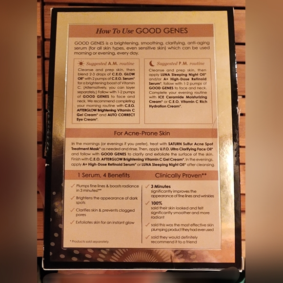 Sunday Riley Good Genes ~1.5 oz total (1 oz EUC + 0.5 oz NIB) - Picture 5 of 7